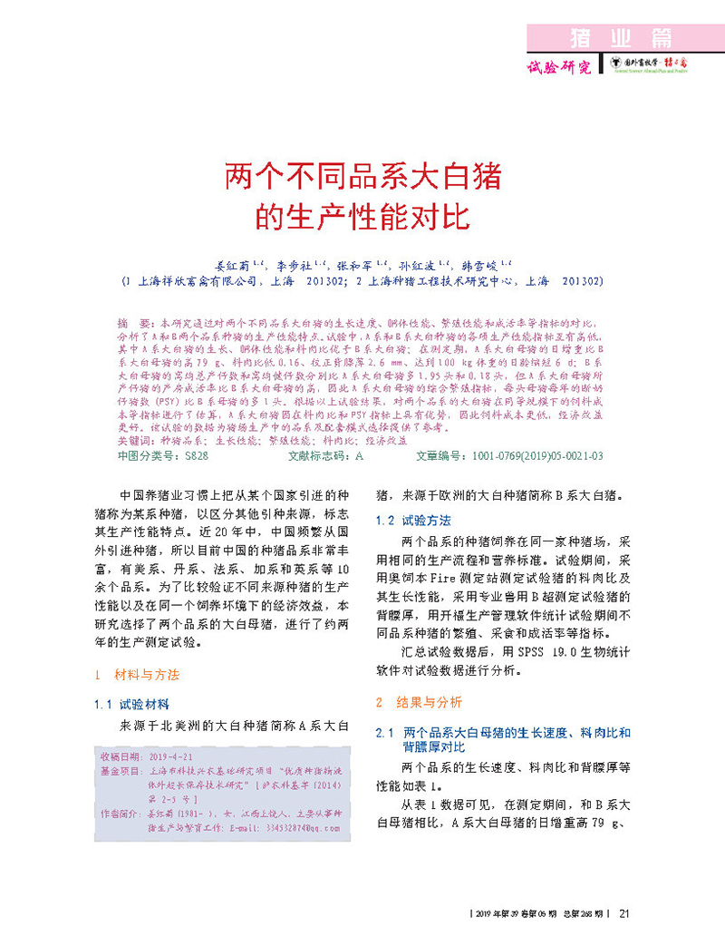 两个不同品系大白猪的生产性能对比_Page1.jpg